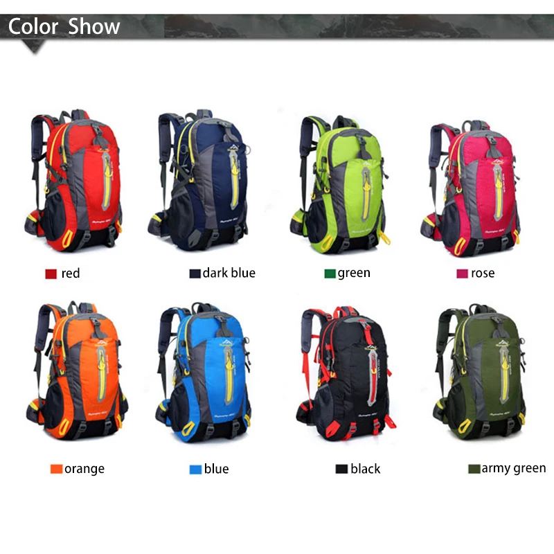 40 liter travel backpack