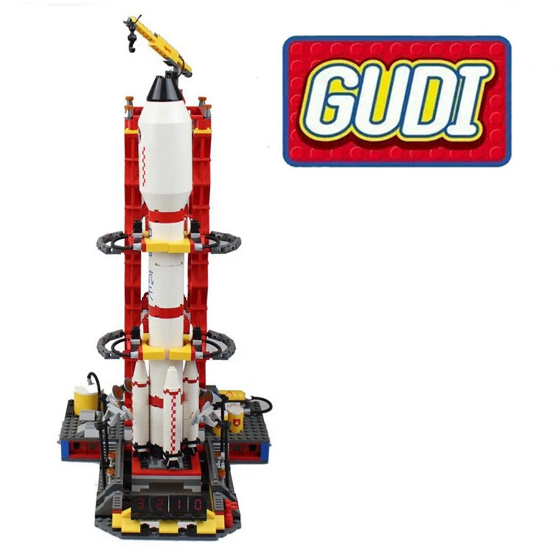 8816 GUDI 753pcs Space Center Rocket Station Building Blocks Bricks Educational Toys Children Gift Christmas Legoings 8816 GUDI 753pcs Space Center Rocket Station Building Blocks Bricks Educational Toys Children Gift Christmas Legoings