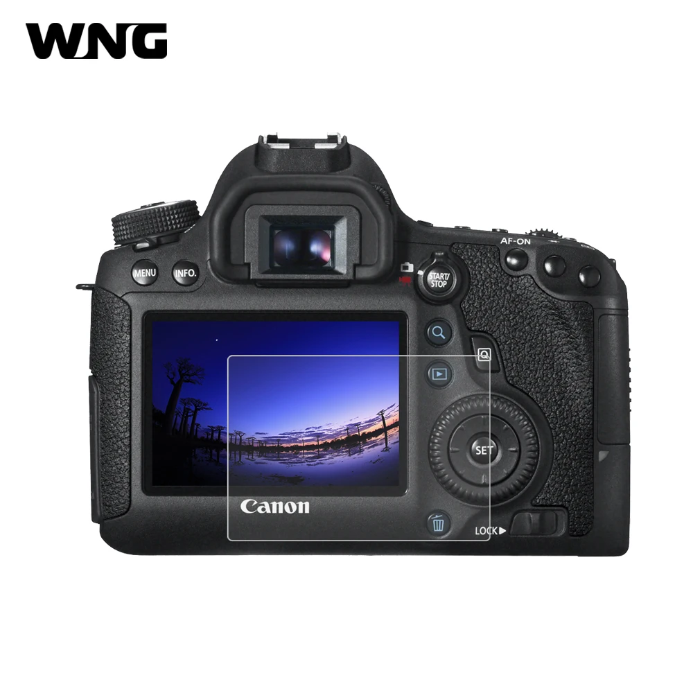 Puluz 0.3mm 9H Glass LCD Screen Protector for Canon 6D Digital SLR Camerain Camera LCD Screen