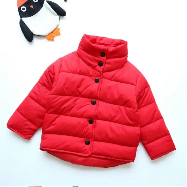 Зимнее пальто из коллекции для девочек стеганная куртка из хлопка одежда для детей детские куртки и пальто с высоким воротом детские пальто верхняя одежда для детей 3-9 лет