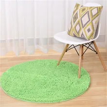 Синель Толстый круглый ковер компьютерное кресло круглое одеяло спальня прикроватная гостиная круглое вращающееся кресло коврик для йоги подушки