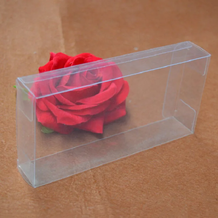 30 шт./лот 1,5* Ш* В прозрачная прямоугольная ПВХ коробка, прозрачная коробочка из пластика ПВХ и упаковка, ПВХ дисплей коробка для подарка