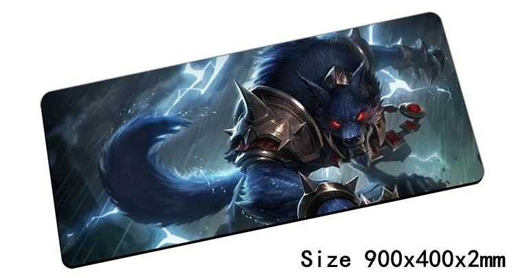 

Boy Gift Warwick mouse pad 90x40cm pad mouse lol notbook computer mousepad Blood Hunter gaming padmouse gamer laptop mouse mats