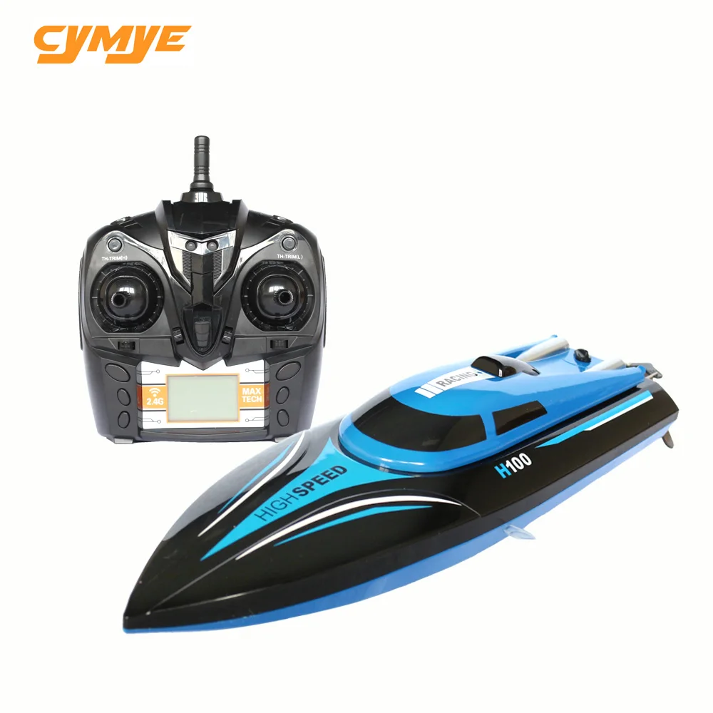 Cymye High Speed RC Boat H100 2.4GHz 4 Channel 30km/h Racing Remote