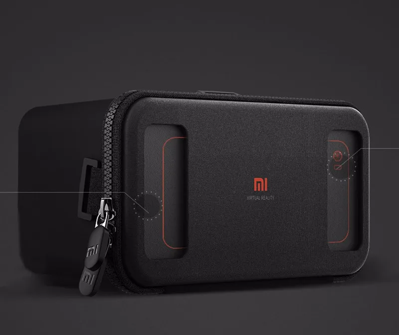 Original Xiaomi VR Virtual Reality 3D Glasses Mi VR Box 3D Virtual Reality Glasses cardboard MI VR For iphone 7 Xiaomi Samsung (2)
