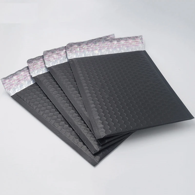 30 Pcs / Lot 18x28cm Black Bubble Envelope Courier Bags Waterproof