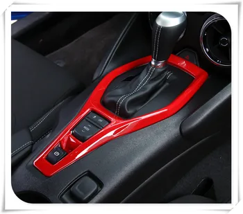 

Red / Blue / Matte Inner Gears Shift Knob Panel Frame Cover For Chevrolet Camaro 2016 2017 Chromium Styling