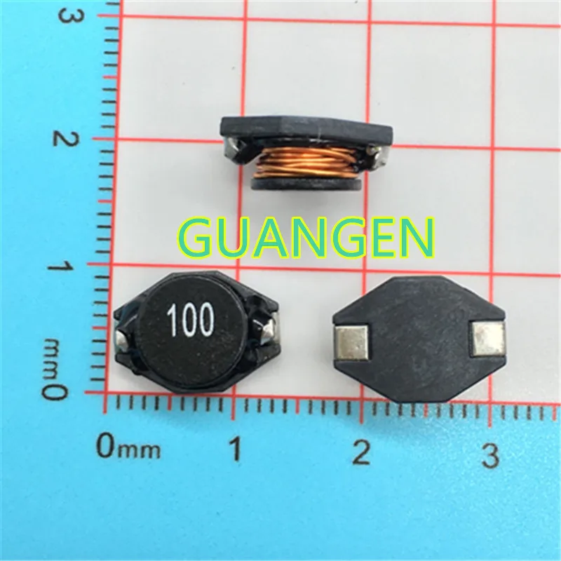 10pcs Power inductor Winding inductance DO3316 100 3316 10UH 3.8A 13*10