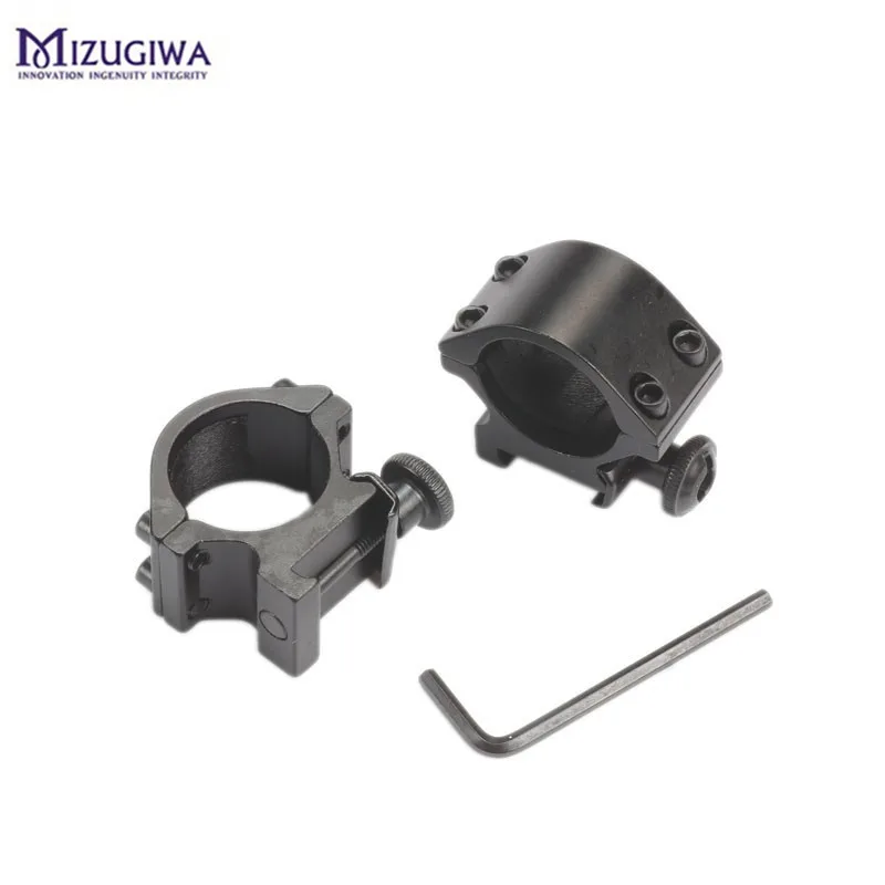 2pcs Optical Sight Bracket Metal Rifle Scope Mount Rings 1" ring 25.4mm Rail 20mm Outdoor Camping Hunting Tool accessories