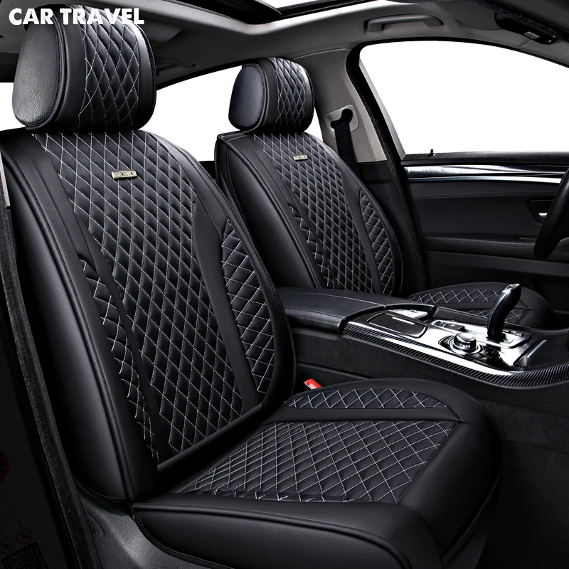 

CAR TRAVEL pu leather car seat covers set for smart fortwo peugeot citroen berlingo nissan navara d40 renegade car seats protect