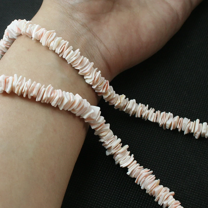 

Hot 8mm Approx 300pcs Pink Natural Freshwater Shell Beads MOP Beads Fit Bracelets Necklaces Jewelry DIY Craft For Female Gift