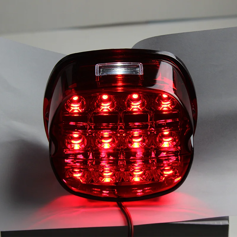 FADUIES Fat Boy FLSTF Night Train FXSTB Softail Sportster Road King Electra Glide Road Glide Motorcycle Led Brake tail light (11)