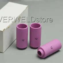 5 шт. TIG комплект глинозема сопла газа объектив чашки 12#10N44 Fit TIG Расходные материалы для сварочной горелки аксессуар SR PTA DB WP 17 18 26 серии
