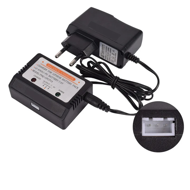7 4 v зарядное устройство 800mA XH 3P 2S Lipo батарея RC игрушки Plug Вход AC 110 240V EN US вилка для