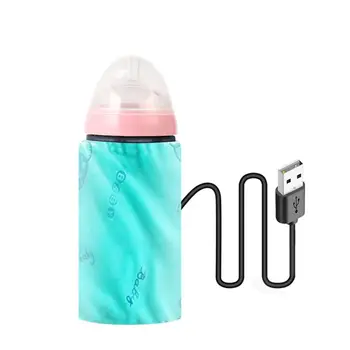 

Baby Bottle Insulation Cover USB Car Charging Heating Device Portable Constant Temperature Bag for Milk Bottle Universal