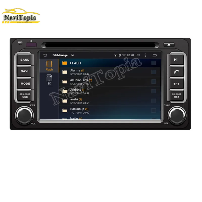 Perfect NAVITOPIA 6.2 Inch 4G RAM 32G ROM Octa Core Android 9.0 Car DVD GPS for Toyota Vios for Toyota Tundra for Toyota Highlander 6