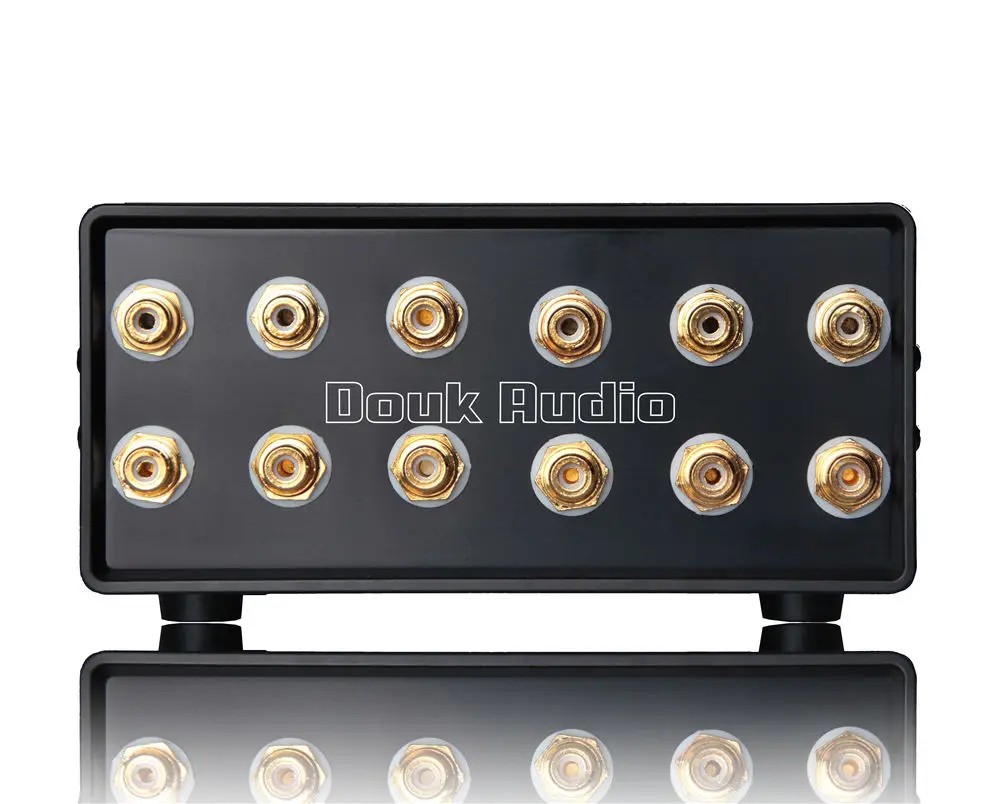Nobsound Lastest 4 Channel 2-ways Signal Input Audio Splitter/Switcher RCA Car Audio Conversion Free Shipping