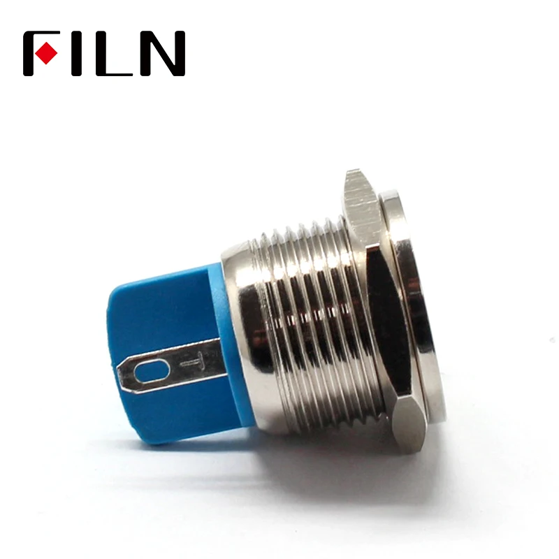 16mm indicator light LED signal lamp high quality metal 12V 24V 220V red yellow green white colorful (2)