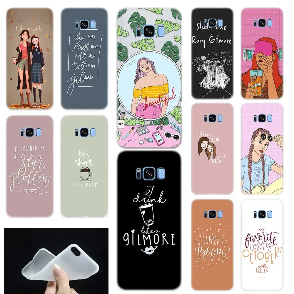 

Gilmore Girls Life's Short Talk Pattern Phone Case Cover For Samsung Galaxy S6 S7 Edge S8 S9 Plus S10 plus E Note 8 9 10 pro