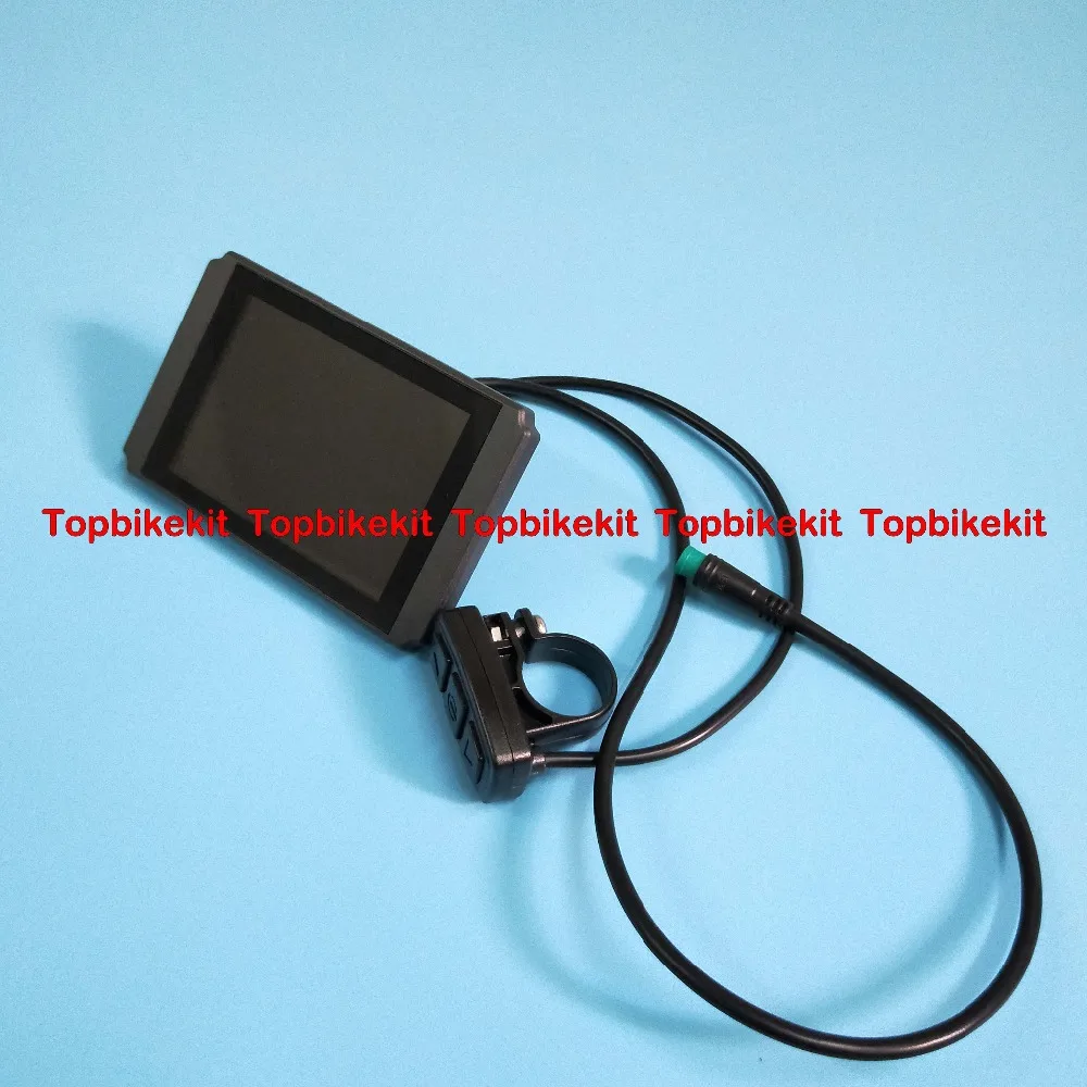KT LCD8H Color matrix Display Meter 24V36V48V with Junlei 5pins waterproof connector (6)