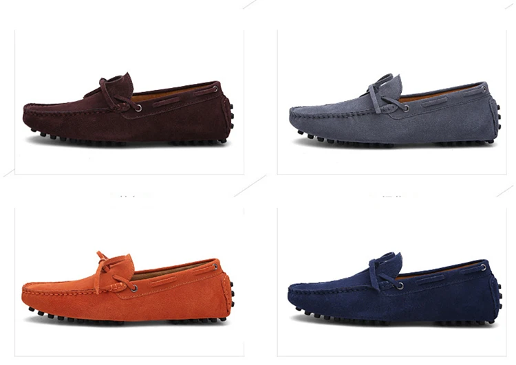 Новые Поступления Мужчины Обувь Из Натуральной Кожи Скольжения На Мокасины Мокасины Дышащий Zapatos Hombre Высокое Качество Вождения Мужская Обувь