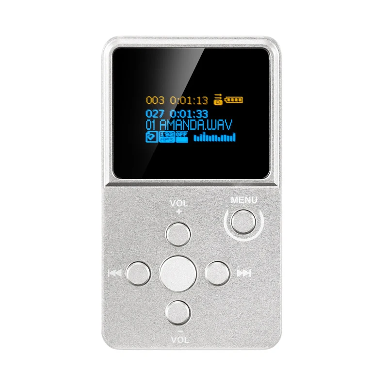 MP3 плеер XDUOO X2 Профессиональный HIFI MP3 музыкальный плеер с OLED экраном Поддержка MP3 WMA APE FLAC WAV формат TF карта