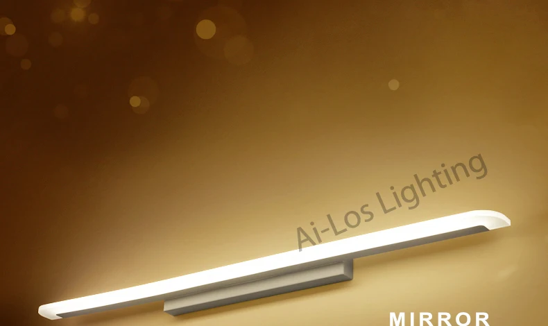 Водонепроницаемый Анти-туман простой современный led лампа для зеркала в ванную комнату свет ванной бра Nordic зеркальный настенный