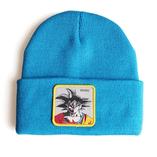 Dragon Ball Аниме сын шляпа Гоку кепка хип-хоп шапочки вязаный мультфильм зима теплая Кепка Регулируемая крутая вышивка шляпа косплей подарок - Цвет: Style 3