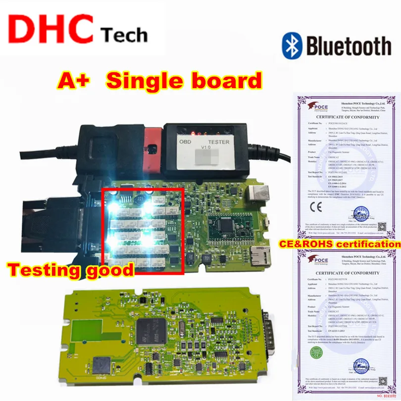 

High Quality Single Board TCS CDP PRO NEC Relays No Buletooth 2015 R3/2016.00 OBD2 diagnostic SCANNER tool VCI TCS CDP PRO Plus