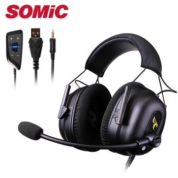 

Somic G936N Stereo Gaming Headset casque PS4 7.1 Virtual Surround USB Gamer Headphone Wired with Microphone for computer game