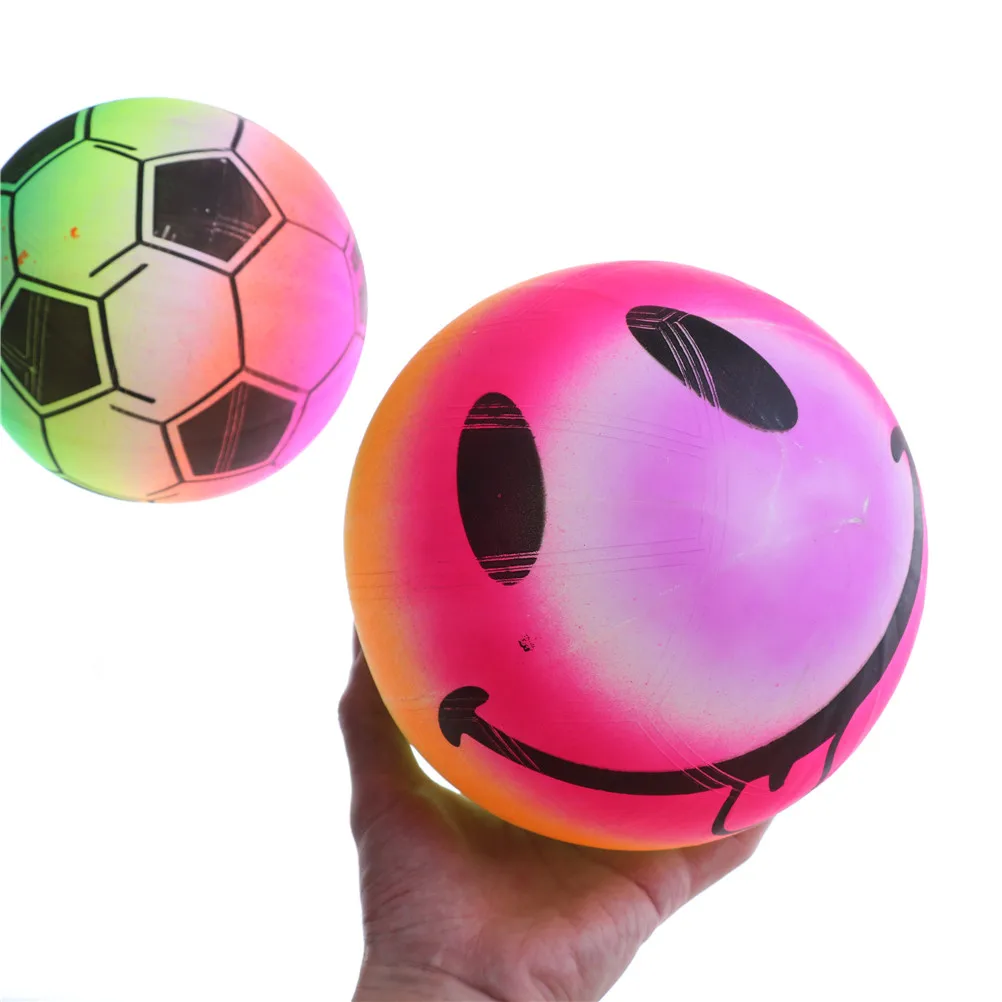 Цветные радужные надувной разноцветный мяч футбольные игрушки для детей плавательный бассейн открытый водный пляж игра игрушки подарки