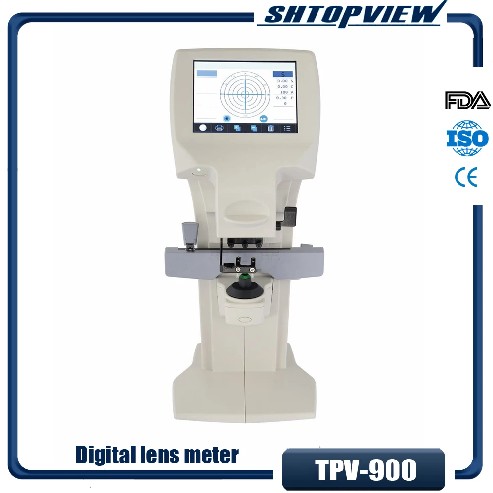 

TPV-900(no Bluetooth) Cheapest price Digital Auto Lens Meter Lensmeter Lensometer Focimeter PD UV Printer