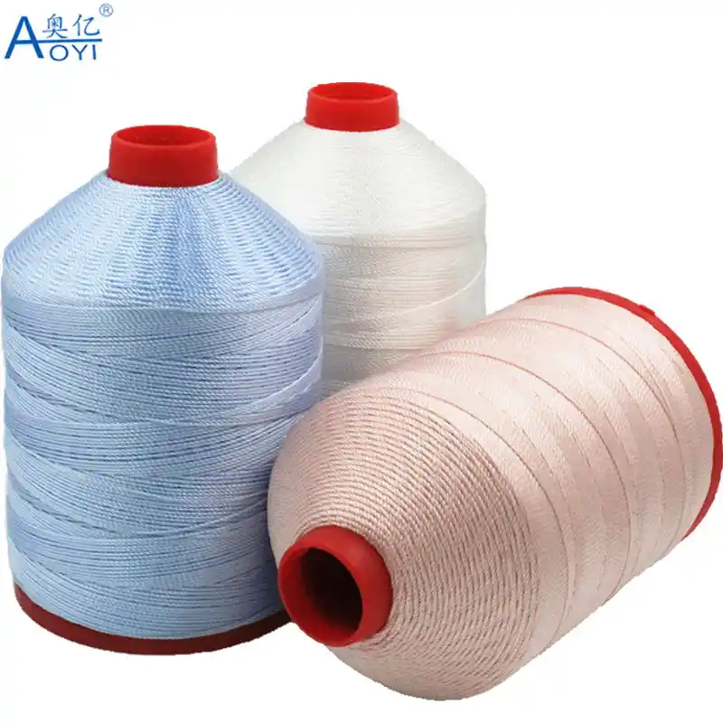 aoyi 12 strand sewing thread polyester for leather and sofa sewing