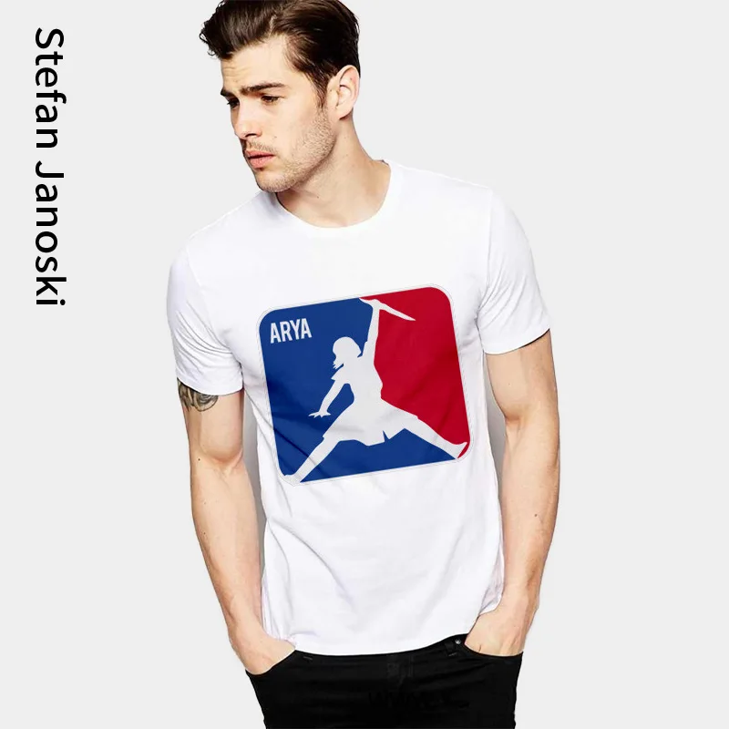 

Stefan Janoski Arya Stark Men T shirt Game of Thrones Not Today Unisex Print Short Sleeve Tony Stark Harajuku Tshirt Summer Top