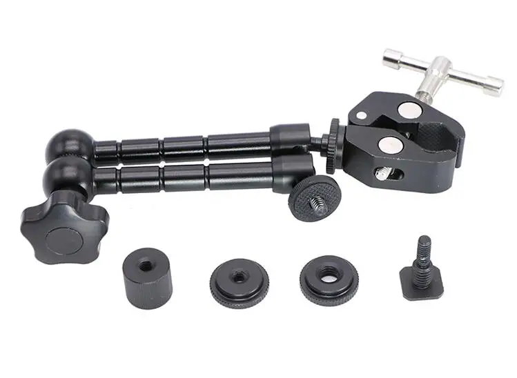 Super crab clamp 7 11 inch magic articulated arm for mounting monitor LED light LCD video camera flash camera DSLR camera magic arm