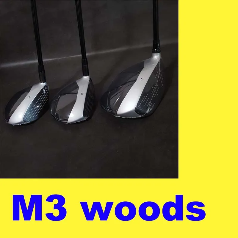 

M3 Golf Driver Fairway woods Clubs 9.5/10.5 Loft ATMOS TM-5 B60 SPEEDER TOUR AD TP-6 R/SR/S/X Graphite shaft With Head Cover