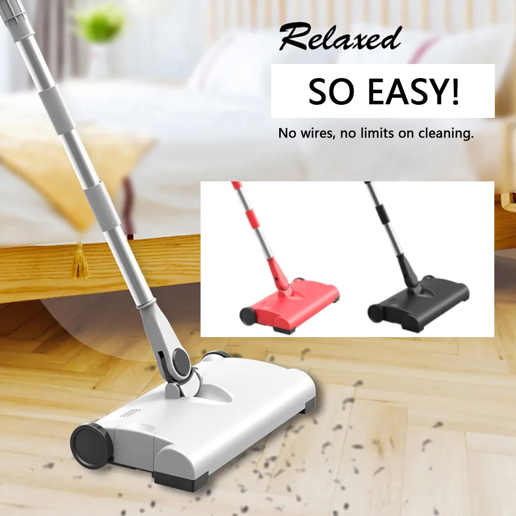 

Smart Hand Push Wireless Charging Household Electric Sweeper Mop Cleaning Machin 5.28