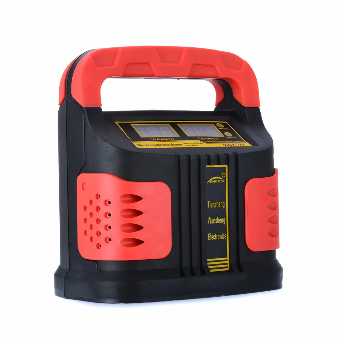 Mayitr 350W 200A LCD Car Plus Adjust Battery Charger Jump Starter Booster 12V/24V Car Battery Charger Charging
