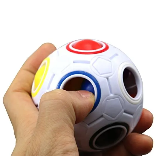 

Spherical Cube Rainbow Football Magic Speed Toy 11 Color Puzzle Toys Cube Children's Educational Toys Anti Stress