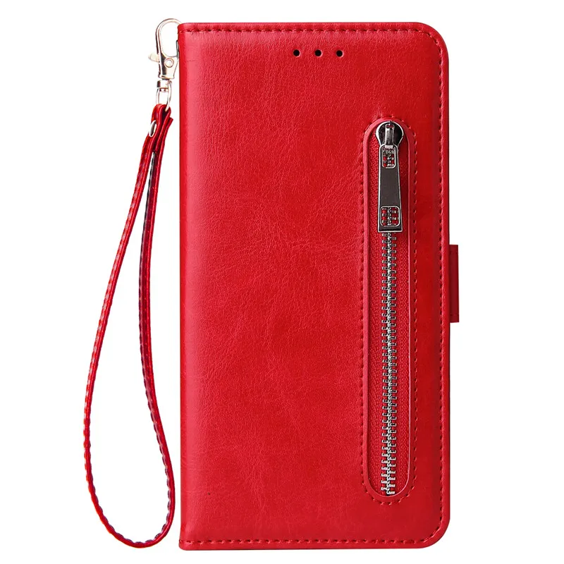 Wallet Zipper Etui Note8pro Case For Xiaomi Redmi 4A 4X 5A 6A Note 5 6 7 8 8T Pro Luxury Leather Flip Cover Phone Protect Coque