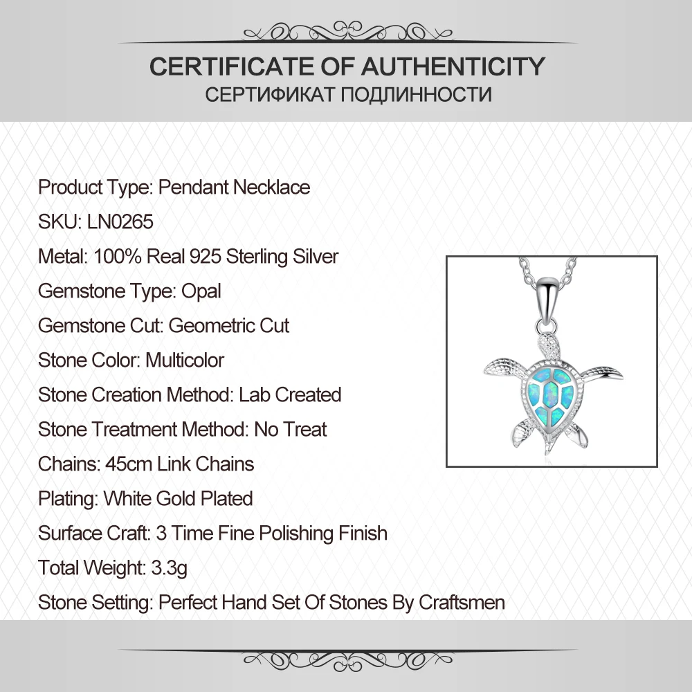 LicLiz ожерелье с черепашкой из стерлингового серебра 925 пробы женское ожерелье с подвеской ожерелье из цепочек LN0265