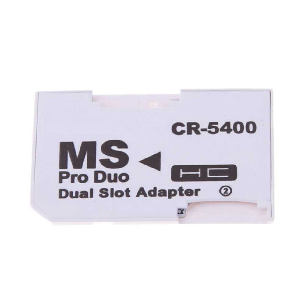 Двойной слот TF для MS Micro SD Reader Memory Stick Адаптер Produo конвертер для psp
