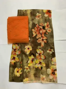 

nigerian lace fabrics high quality chinese silk fabric satin dress material french lace fabric tissu dentelle7yard/lot L100-