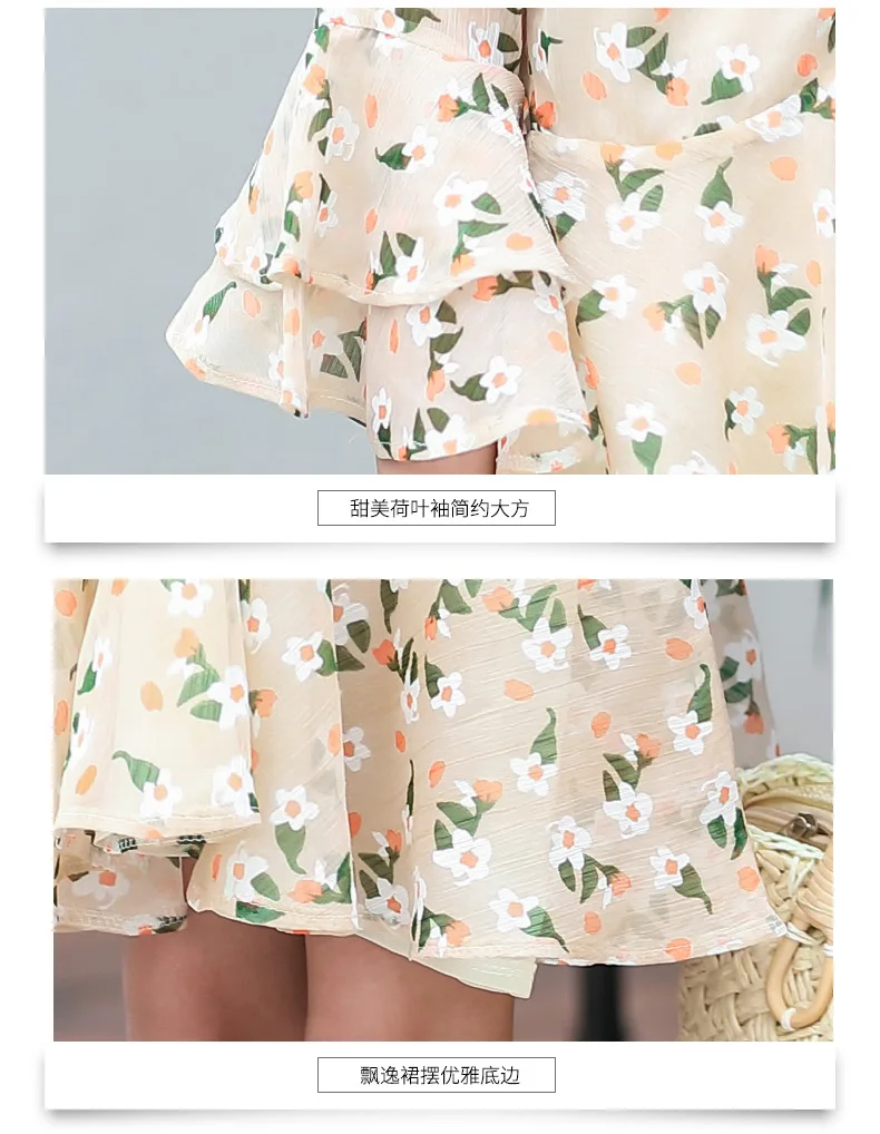 Марка девушки летнее шифоновое платье 2018 новый лук Милое детское платье цветок детское платье малышей оборками платье детская одежда, #3025