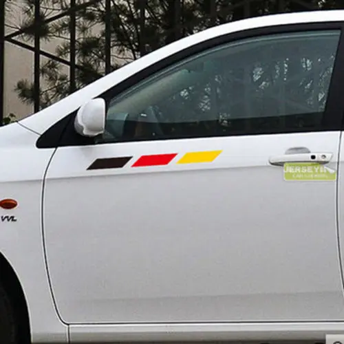 

Pair mirror image German Flag Germany Sports Racing Car Vinyl Decal Sticker pick size