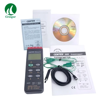 

CENTER309 Digital Thermometer Resolution 0.1/0.1oF Four-channel input