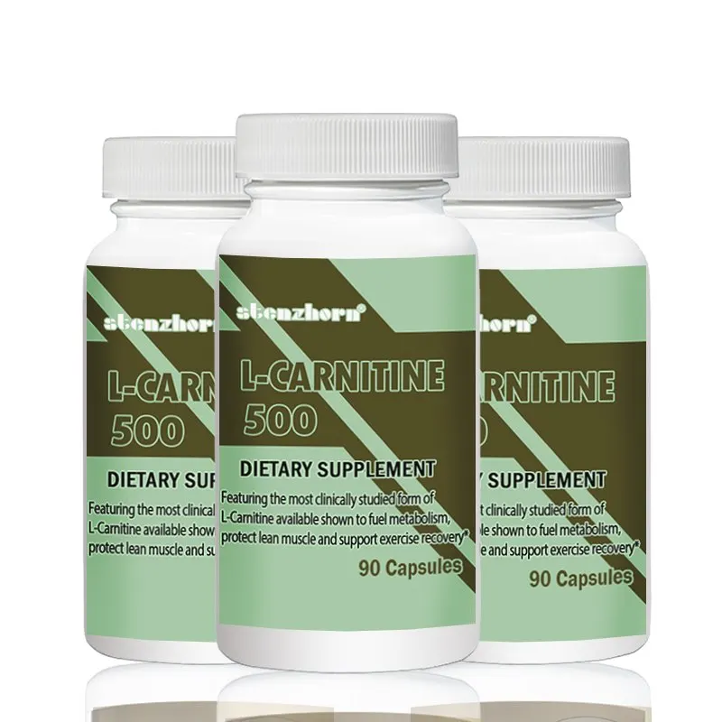 

L- Carnitine 90PCS X 3 Bottle Total 270PCS METABOLISM OF FAT ENERGY PRODUCTION PROTECTS AGAINST FREE RADICAL DAMAGE