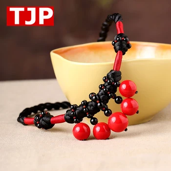 

Autumn Necklace short exaggerated female ornament clothes accessories red neck chain Harajuku chain free shipping