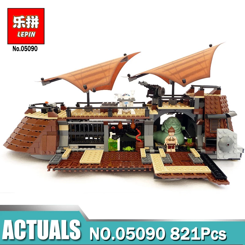 

STAR Toy WARS 05090 The Jabba's Sail Barge Building Block Compatible LegoINGlys 6210 Model Toys for children