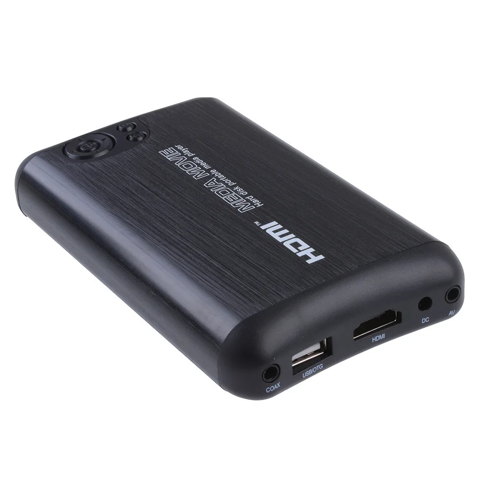 REDAMIGO Full HD 1080p Mini 1000GB 2," SATA MKV 2,5'' HDD HDMI медиаплеер центр USB3.0 OTG SD AV tv AVI RMVB RM HDD2506R